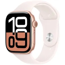 Apple Watch Series 10 46MM GPS MWWT3LW/A Aluminum Rose Gold/Sport Band Starlight s/M