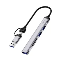 Hub Wiwu WI-HB003 Zolo 5 In 1 Gris