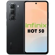 Celular Infinix Hot 50 X6882 NFC Dual Sim de 256GB/8GB Ram de 6.78" 50MP/8MP - Sleek Black (1 Ano de Garantia)
