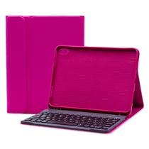 Capa Magnetica com Teclado Wireless Keyboard Suspens Key Cas para iPad 10.9 (2022) - Rosa