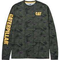 Camiseta Caterpillar Masculino Trademark Banner L Verde Camuflado - 1510034-11790