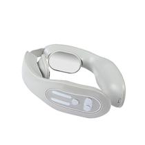 Massageador Eletrico Cervical Muscular Portatil Smart Neck Massager K05 - Cinza