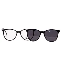 Armação para Óculos de Grau Clip-On Visard 2206 54-17-142 - Preto