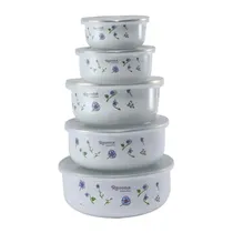 Kit de Tupper Storage Bowl MK-2222 - 05 PCS