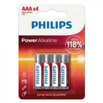 Pilha Alkalina Philips AAA / 4 PCS