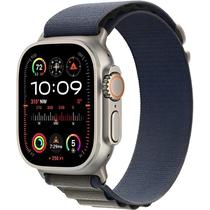 Apple Watch Ultra 2 (GPS + Cellular Caixa de Titanio Em Prata e Correia Loop Em Cor Titanium Blue Alpine 49 MM L MREQ3LW/A