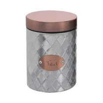 Pote de Almacenamiento Concepts 082-550099 11 X 15 CM Plata - Marrón