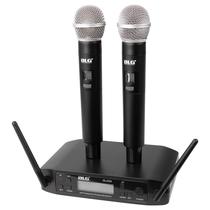 Microfone BLG GLXD-5 - Sem Fio - 2 Microfones - Uhf - Preto