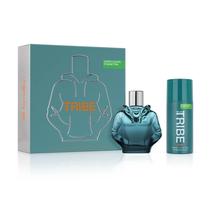 Benetton Perfume Kit Tribe Cool Mas 90ML+DEO150ML Edt Blue