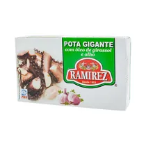 Pota Gigante Ramírez Con Aceite de Girasol Y Ajo 120G