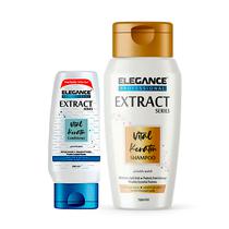 Elegance Shampoo 750ML/Condicionador 250ML Vital Keratin