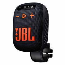 Speaker Portatil JBL Wind 3 Bluetooth para Bicicleta - Preto Laranja