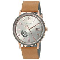 Relogio Analogico Fossil Vintage ES4266 Feminino, Couro - Marrom, Verde