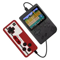 Game Box Mini Consola Retro com 500 Jogos Portatil / 3" / LED / Recarregavel - Preto