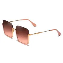 Óculos Kingseven Feminino N808 Square Gradient Brown