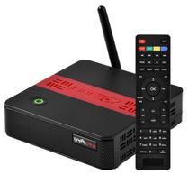 Receptor Cinebox Fantasia Pro Wi-Fi - Preto Vermelho