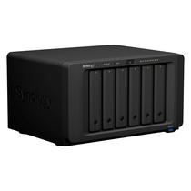 Servidor Nas Synology Diskstation DS1621+ DDR4 AMD Ryzen V1500B 6 Baias - Preto