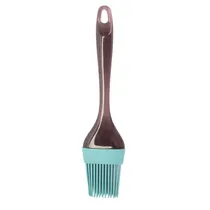 Pincel de Cozinha de Silicone e Cabo Escuro - Turquesa