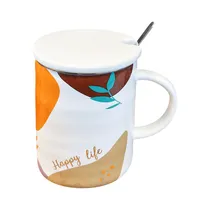 Taza Con Tapa Y Cuchara Life Home 204107 420ML