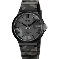 Relogio Masculino Skmei 2108 CMGY Camuflagem Cinza