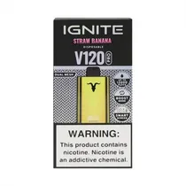 Dispositivo Descartavel Ignite V120 Pro 12000 Puffs Gold Straw Banana