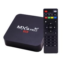 Receptor TV Box MXQ Pro 4K / 5G / 32GB / 128GB / Wifi / Android 15 - Preto