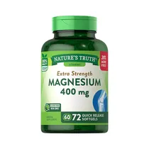 Vitaminas Nature's Truth Magnesium 400MG 72 Cápsulas Blandas