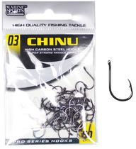 Anzol Marine Sports Chinu Black Nickel 03 com 50 PCS