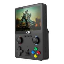 Console Game X6 / Tela 3.5" / TF Card / 3D / 32GB - Preto