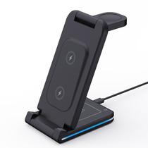 Carregador Wireless Charger H28 5 Em 1 / 15W - Preto