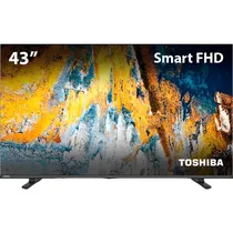 Televisão Smart LED Toshiba 43V35LS 43" Full HD Vidaa Os Wifi - Preto + Suporte para TV