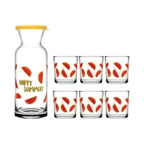 Juego de Jarra Con Vasos Pasabahce Jungle 96348A 7 Piezas