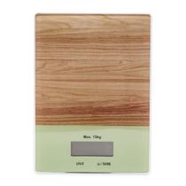 Mini Balanca Digital Portatil Sunlight Kitchen Scale S733 15KG / 1G / A Pilha (Pilha Incluida) - Marrom/Verde