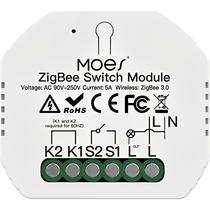 Interruptor Inteligente Moes MS-104ZR 1GANG/Zigbee - White