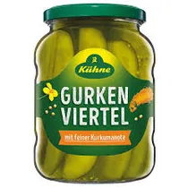 Kuhne Pepinillos Gurken Viertel 720GR