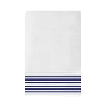 Toalla de Baño Soho Retreat Stripes Collection TO2600RETSIND 70 X 140 CM Blanco - Índigo