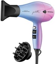 Secador de Cabelo Mondial QU4TRO Elementos BY Juliette SCP-JU-03 2000W 120V/60HZ - Azul