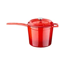 Cacerola de Hierro Fundido Lava LVYSOS18K2R 3.2L 18 CM Rojo