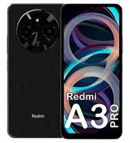 Celular Xiaomi Redmi A3 Pro 128GB / 4GB Ram / Dual Sim / Tela 6.88 / 50MP - Black (Global)