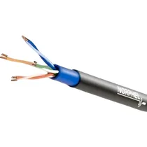Cabo de Rede Utp Norphel CAT5E 100% Cobre Dupla Blindagem Exterior NP-5DCNGB3 - Preto 305 Metros