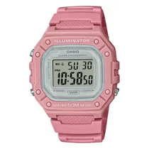 Relogio Masculino Digital Casio W-218HC-4A Rosa