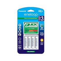 Pilha Recarregavel Panasonic Eneloop Quick + Pilha AA - 4 Unidades