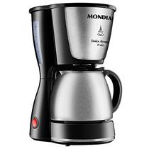 Cafeteira Mondial Dolce Arome Inox C-34 JI-15X 550 Watts 220V ~ 50/60 HZ - Preto/Prata