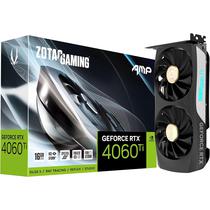 Placa de Vídeo Zotac Geforce RTX 4060 Ti Amp Twin Edge Oc 16 GB GDDR6 (ZT-D40620F-10M)