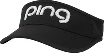 Viseira Ping Tour Ladies Sport Visor 35266-98 Preto/Branco - Feminina
