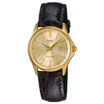Relogio Feminino Analógico Casio LTP-1183Q-9A Couro