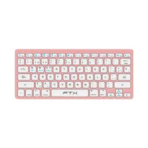Teclado Inalámbrico FTX FTXB1000 Slim Rosa (Portugués)