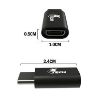 Adaptador Otg USB-C(M) A Micro USB(H) Xtech XTC-526 480MBPS Negro