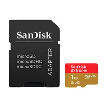 Sandisk Microsd Extreme 1TB 190MB/s Card With Extreme Capture