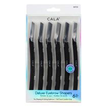 Cala Acs de Beleza Perfilador de Cejas Deluxe Eyebrow Plastico/Metal 6 Piezas s/C